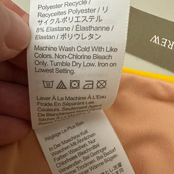 J.Crew High-Rise Bikini Bottom Yellow Size 2X - Picture 4 of 6